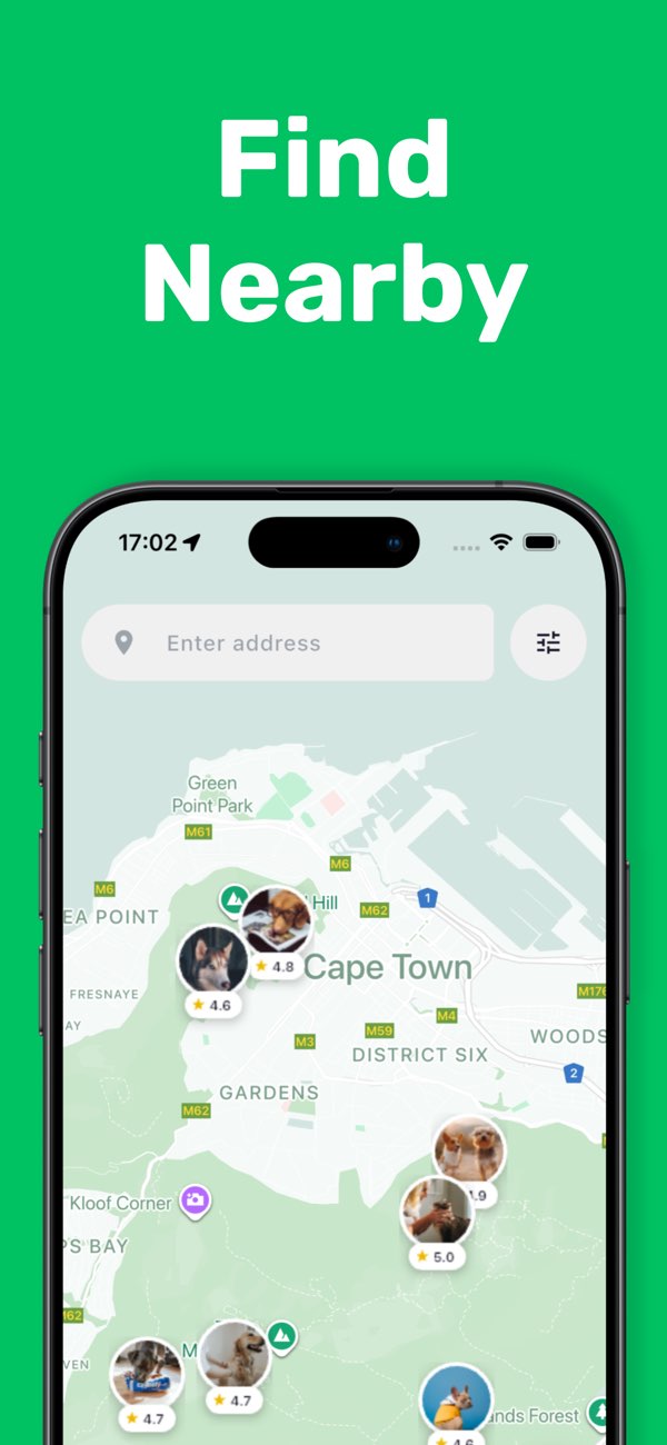 Petly app, booking flow